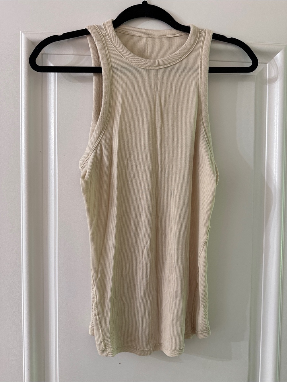 Lululemon Women’s Beige Ribbed Tank Top